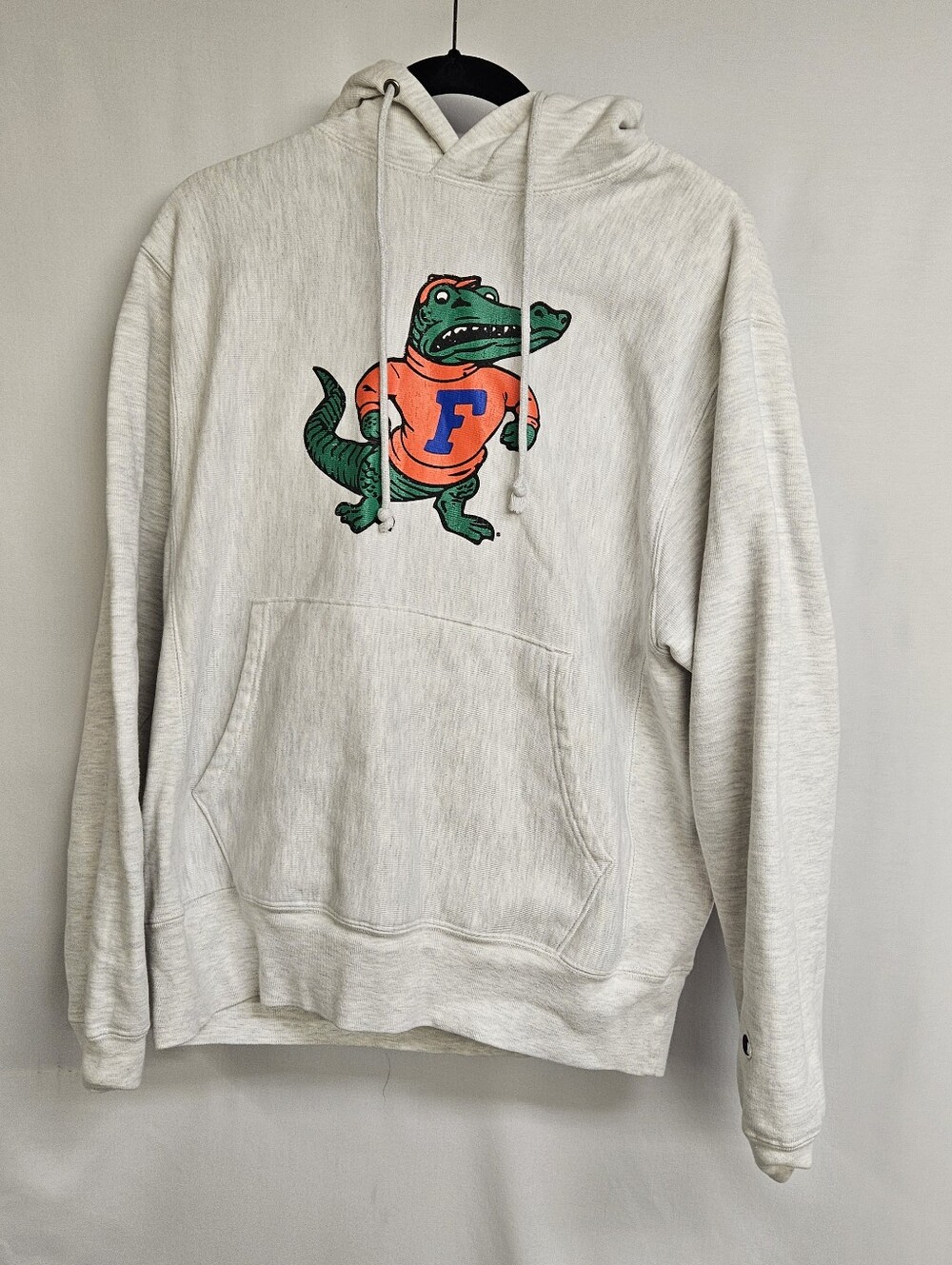 Vintage 90s 1992 Florida Gators Champion Reverse Weave Hoodie Size Medium USA